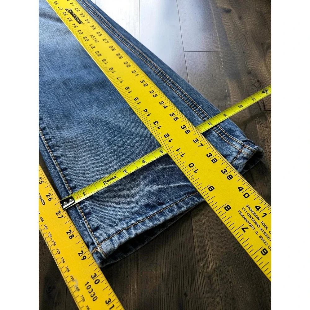 Wrangler Retro Relaxed Boot Mens 32x32 Blue Denim Jeans WLT20FM Cowboy Western